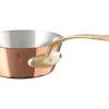 Sauteuse évasée Droite Cuivre Inox Ø 24 Cm 9 Cm 2,9 L M'200 B Mauviel