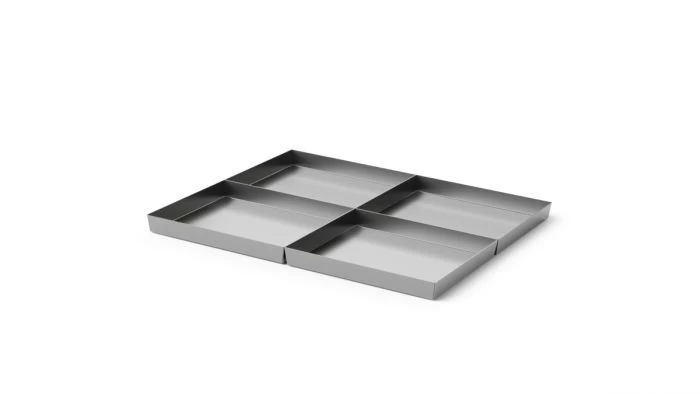 Set 4 Plateaux Pour OVEN90 Inox 26,5x23x3 Cm 1,75 L Oven90 Pujadas 1 Set 4 Plateaux Pour OVEN90 Inox 26,5x23x3 Cm 1,75 L Oven90 Pujadas