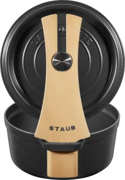 Repose Couvercle Bois 31x10,5x1,4 Cm Staub -Ustensiles De Cuisine Boutique STAUB 40501124 5 web image 4623