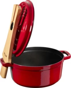 Repose Couvercle Bois 31x10,5x1,4 Cm Staub -Ustensiles De Cuisine Boutique STAUB 40501124 6 web image 598e