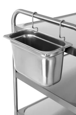 Bac à Déchets Inox 42x20x25 Cm Tournus