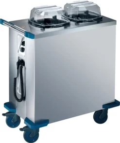 Chariot Chauffant à Niveau Constant Pour Assiettes D21-26 Cm Inox 1800 W 230v B.pro